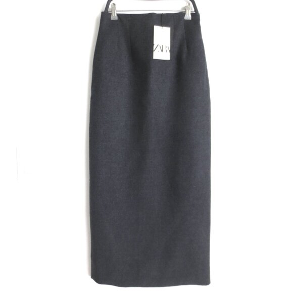 NWT ZARA ZW COLLECTION WOOL PENCIL SKIRT $89.9 Sz-S - Picture 10 of 12